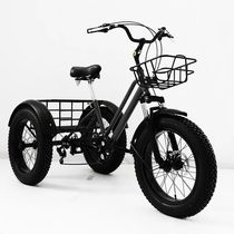 20 Inch Fat Tire Mountain Bike Leisure Elderly Tricycle Adul