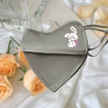 Sun protection mask anti-UV womens summer thin ice silk face mask summer ice feel light and thin womens high silk