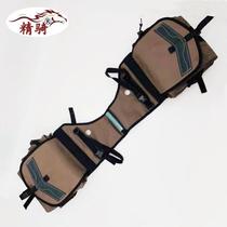 Fine riding bag Western saddle bag equestrian saddle accessories bag horse supplies bag wild riding outdoor multi-functional equestrian bag