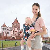2-in-1 multi-functional universal baby carry-on when going out easy to carry baby when going out adjustable seat support baby sling lightweight