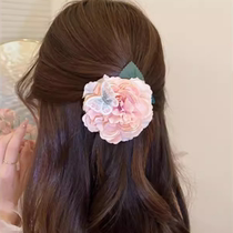 Fabric Butterfly Flower Hairpin Forest Style Niche Duckbill Hairpin Hair Accessories Womens Side Clip Super Fairy Hairpin Hairpin Headwear