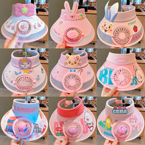 (Hot-selling) Summer Baby Hat with Fan Hat for Boys and Girls Anti-UV Hollow Top Sun Hat