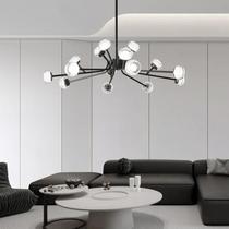 Minimalist Italian chandelier post-modern light luxury magic bean living room led creative molecular lamp designer hall eye protection lamp