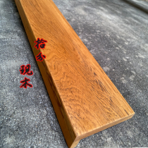 Burmese teak wood square desktop countertop bar step board custom DIY carved solid wood log board