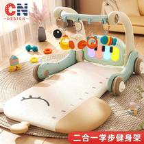 Xinjiang Tibetan baby pedal piano fitness stand multi-functional 0 to 1 year old baby pedal music toy