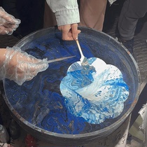 Non-paint fan manual diy manufacturing materials packaging fan folding fan floating fan paint special antique wind cluster heating field