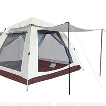 Outdoor tent foyer pole lengthened and thickened iron pipe material canopy pole support pole set
