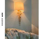 Vc1:1Claret American Retro Bedroom Bedside Wall Lamp Corridor Hallway Stairwell Bathroom Designer Lamp