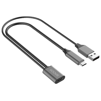 Goovis t2 head display g3max auxiliary g3x power supply 30cm extension art breakout cable suitable for rokid max/xreal/thunderbird air3s