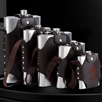 (304) Stainless Steel Flask Portable Flask Portable Flask Large Capacity Flask White Steel Flask 1kg 5kg