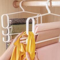 Scarf storage artifact home multi-layer tie rack belt hanger multi-functional clothing belt scarf organizer