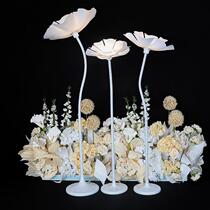 Wedding arrangement acrylic luminous flower ornaments wedding scene stage lotus decorative lights wedding props