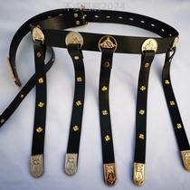 Yuzhu can double button Tang Song Do - edge accessories for Han clothing accessories for childrens leather belt