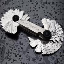 High-precision public British and American integrated stainless steel thread gauge 55 60 degree screw pitch measuring ruler tool