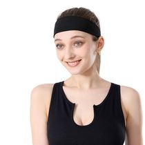 Mens and womens headbands womens outings European and American sports headbands anti-perspirant quick-drying trendy elastic versatile running outdoor