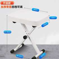 Single practice stool folding childrens electronic piano guitar chair can be lifted and adjusted guzheng solid wood cello stool