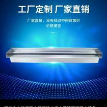 Stainless steel waterfall outlet flow channel flow wall water curtain water feature wall decoration landscape fish pond garden courtyard
