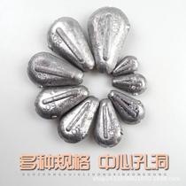Through-heart lead pendant Chicken-heart-through-heart-shaped lead pendant Flat lead weight through-heart lead pendant Through-heart flat lead pendant Sea fishing lead pendant