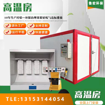 High temperature paint room curing oven environmentally friendly drying industrial spray oven gas electric heating spray equipment complete set