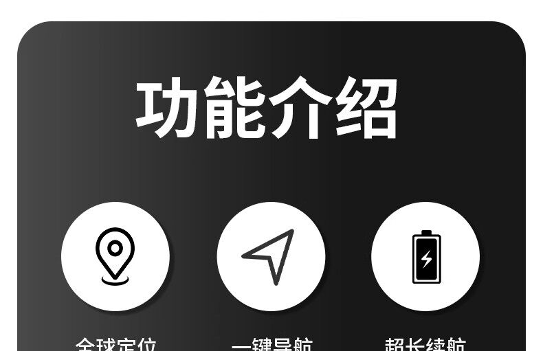 Dual-System Universal Global Positioning Device Gps for Cars, Trucks, and Motorcycles, Anti-Theft and Anti-Loss Device with Magnetic Attachment and Long Battery Life