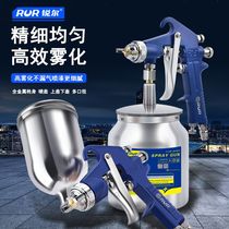 Dongcheng quality spray paint gun upper and lower pot furniture car paint gun adjustable multi-caliber household spray real stone paint