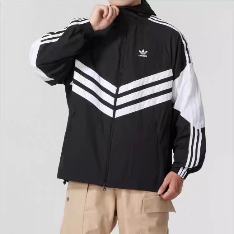 Adidas/Adidas Men's Three-Stripe Sports Casual Hooded Jacket Jm7260 Adidas/Adidas Men's Three-Stripe Sports Casual Hooded Jacket Jm7260