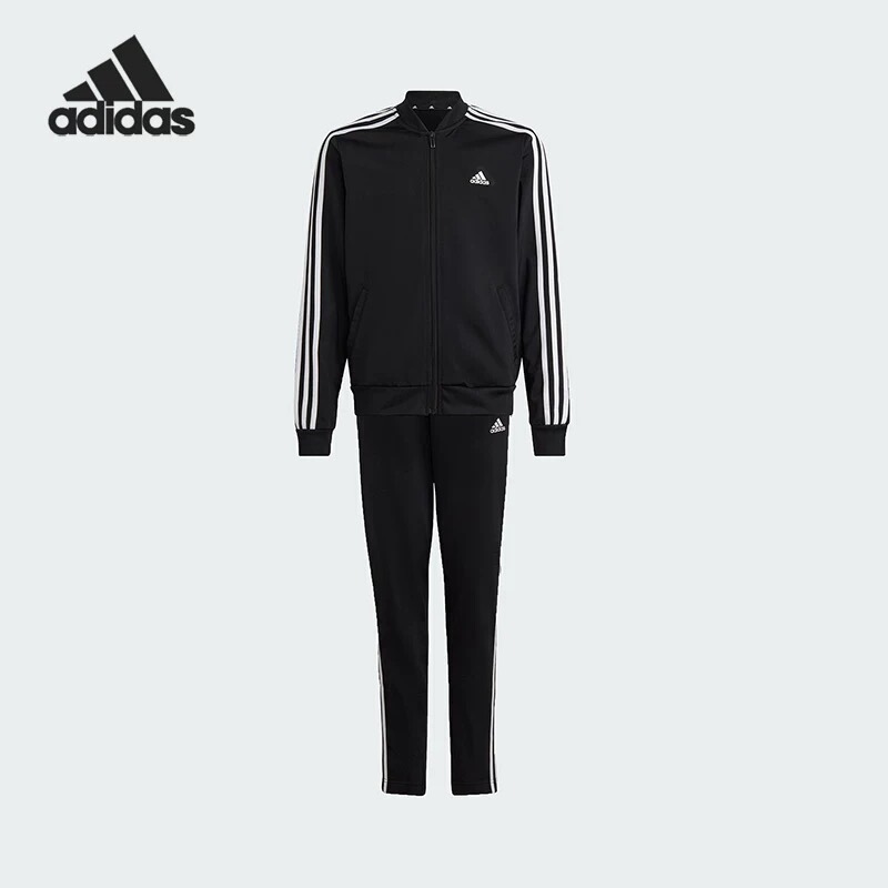Adidas Three-Stripes Sportswear/Sportswear Youth Set 130-160cm Children's Clothing Ic0112 Adidas Three-Stripes Sportswear/Sportswear Youth Set 130-160cm Children's Clothing Ic0112