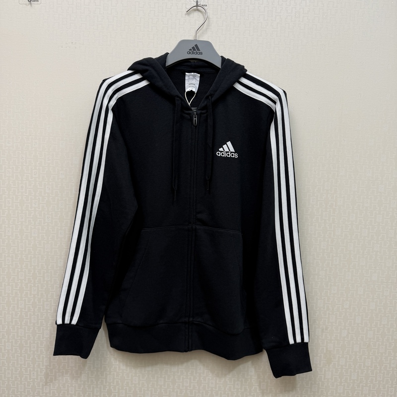 Adidas/Adidas Men's and Women's Same Style Three-Stripe Hooded Casual Sports Jacket Gk9032 Gk9033