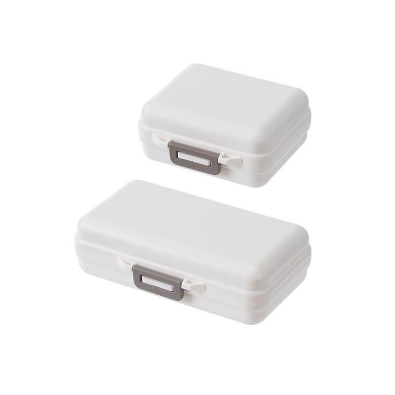 Shuangshan Portable Pill Box Seven Days a Week Packing Box Pill Capsule Classification Box Mini Portable Medication Storage Box