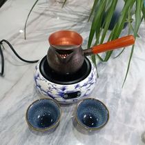 Pure copper kettle Gansu jar tea set complete set of tea jar teapot special electric stove hand-made thickened roasted tea brewing tea