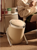 Retro Trash Can for Home Kitchen, Living Room, Bathroom, Bedroom, Tea Room, Toilet, Office, Guesthouse, Hotel Storage Bin
