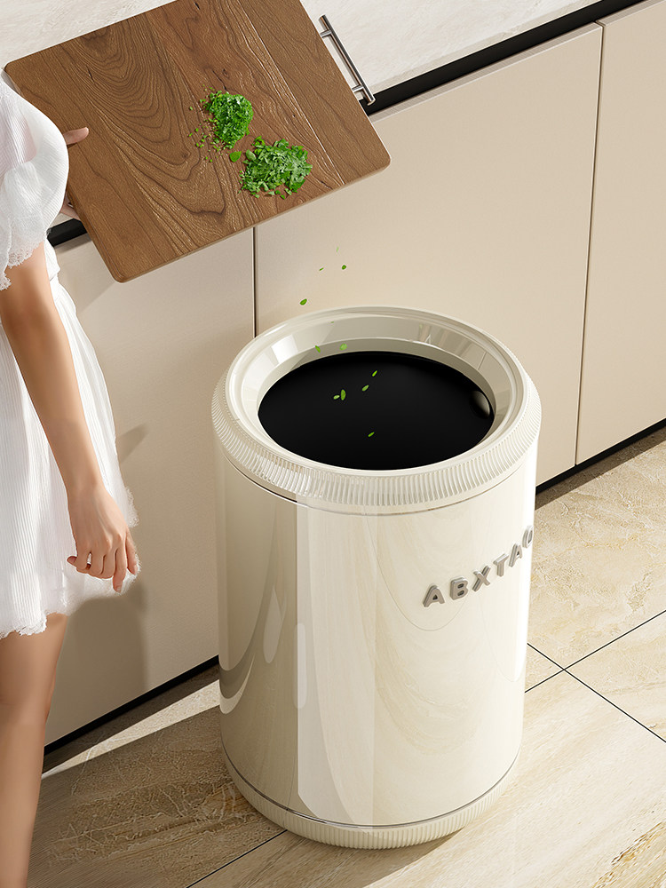 Metal Paint Trash Can for Home Kitchen, Living Room, Bathroom, Bedroom, Office, Study, Tea Room, Toilet, Washroom