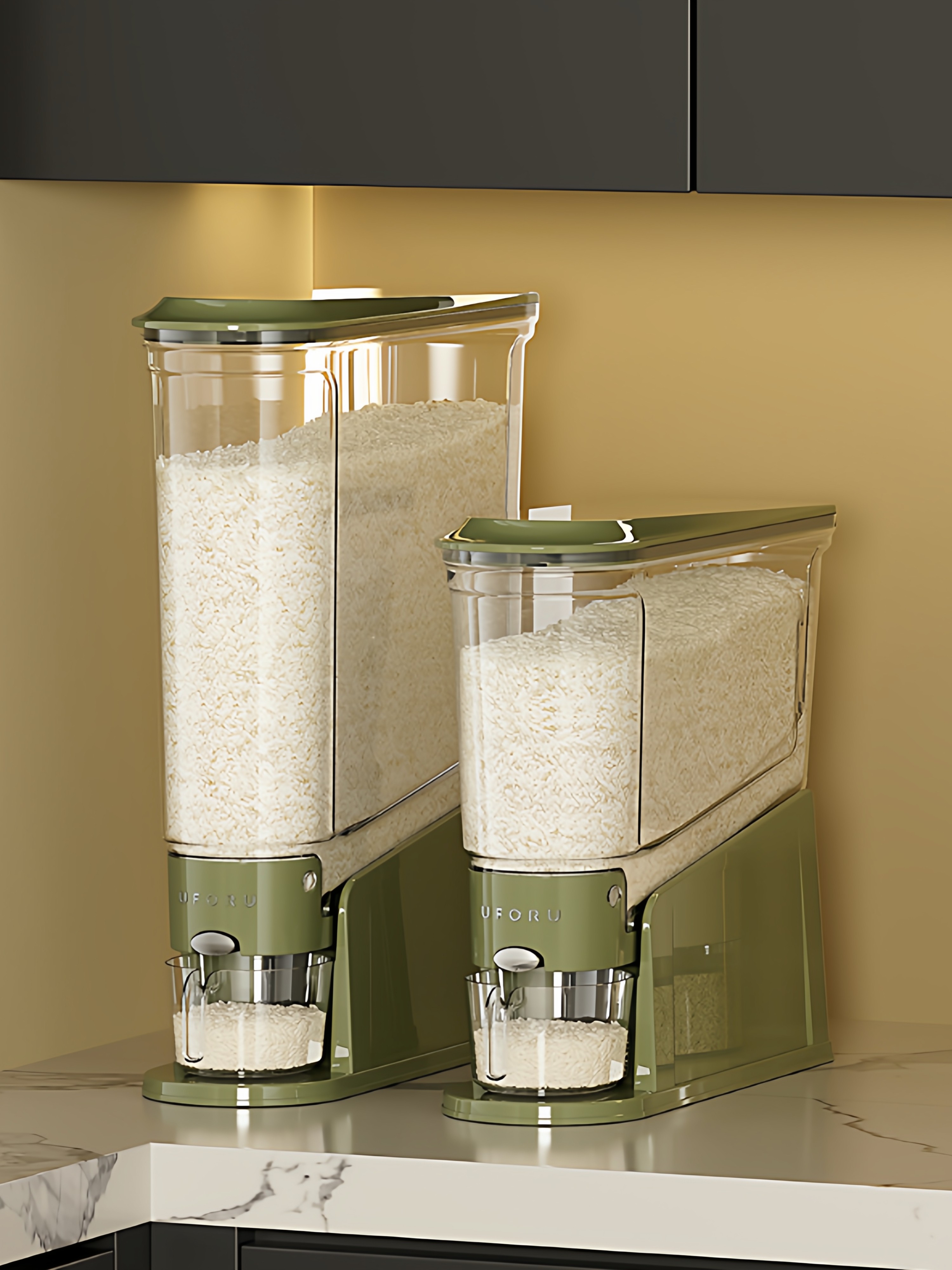 Rice Bucket for Home Use 2025 New Model Insect-Proof and Moisture-Proof Sealed Grain Storage Container Food-Grade Gap Rice Storage Container Rice Bin