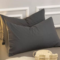 A pair of pillowcases for home use 48x74 pillowcases removable and washable solid color adult pillowcases couple student pillow leather