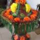 Flower Baskets for Worship, Artificial Flowers for Cemeteries, Qingming Festival Supplies, Flower Baskets for Ancestor Worship, Grave Offerings, Cemetery Flower Baskets