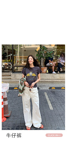 牙套大汪【天使贝贝】Американская ретро футболка с принтом ангелочка приталенного кроя с короткими рукавами