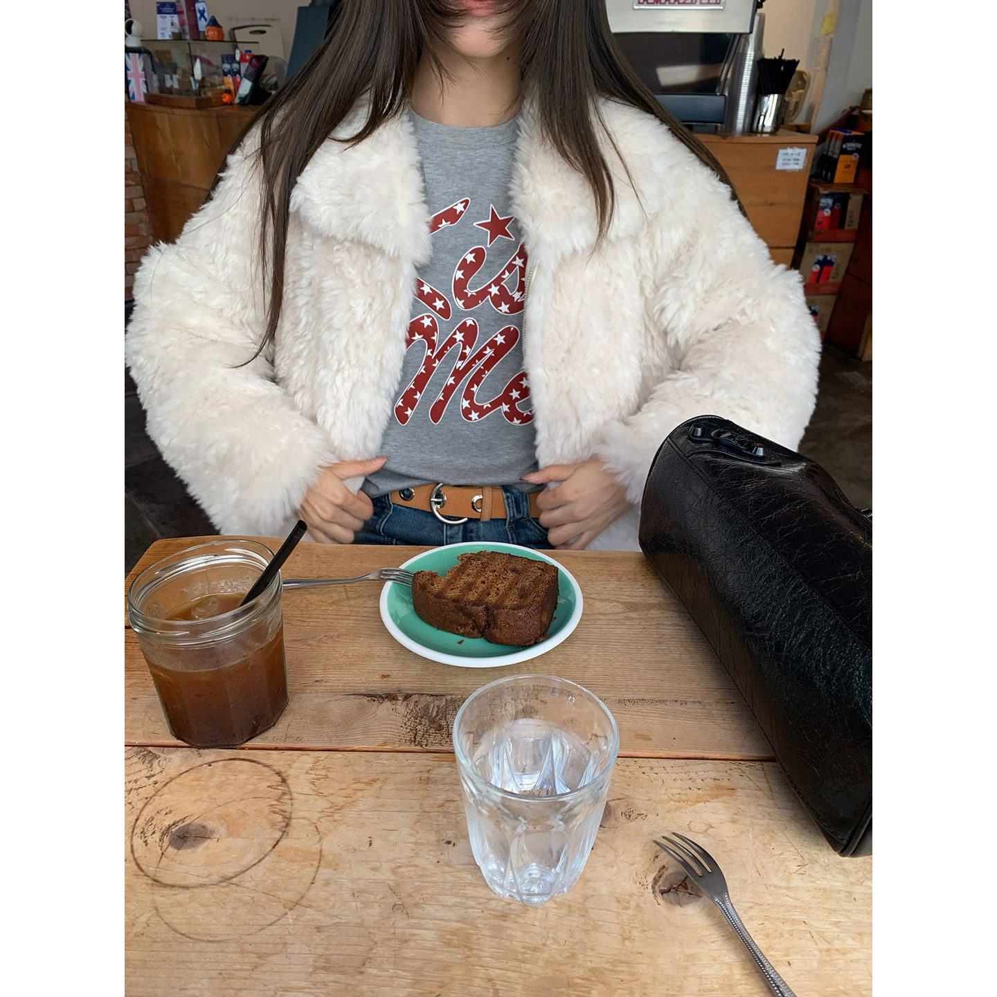 牙套大汪【kissme】Женская хлопковая футболка с рождественским красным принтом в американском ретро стиле