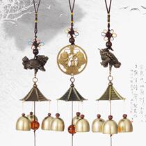 Doorbell bell enters the door to remind you to hang on the door to open the door and welcome guests home commercial doorbell bell ringing wind chime door