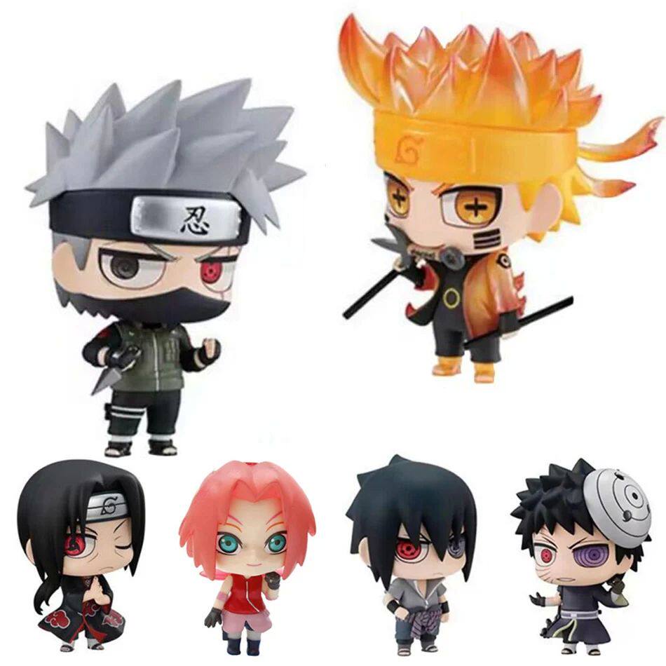 Anime Naruto Figure Toys Set Uzumaki Naruto Uchiha Sasuke AcTaobao