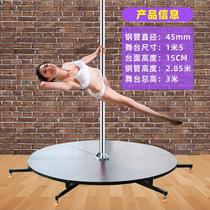 Pole dance mobile performance stage outdoor and indoor training dance pole rotating fixed dual-purpose room for outdoor use 001 dance practice room
