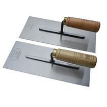 Copper ring authentic Hangzhou Wubao wooden handle mud clip trowel trowel trowel iron plaster masonry wall painting mud trowel