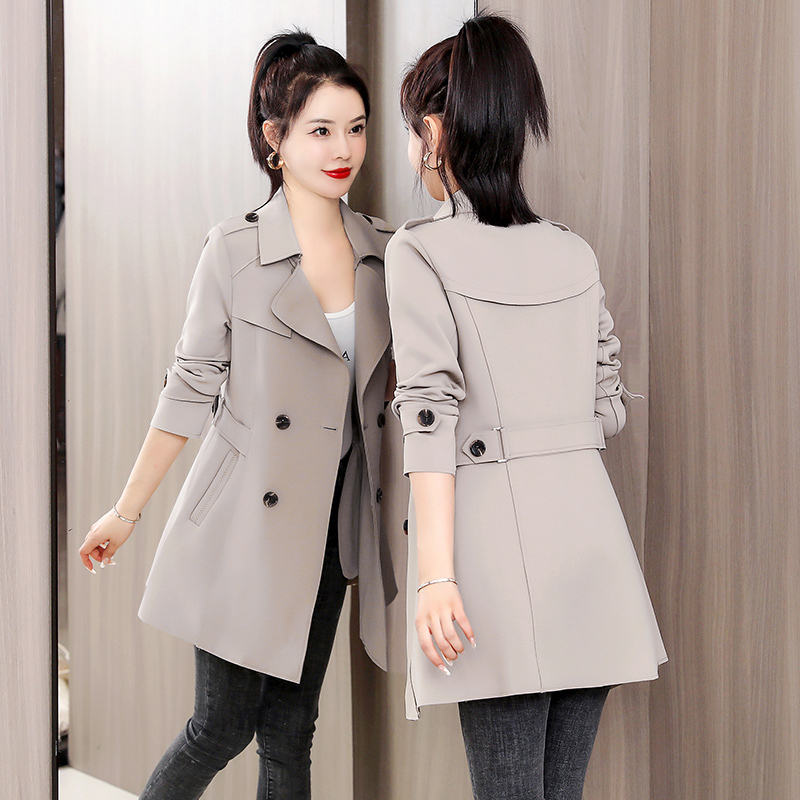 Autumn and Winter Popular Trench Coat for Women 2026 New Fashion Versatile Elegant High-End Petite Mid-Length Blazer