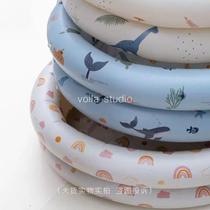 Thickened family ocean ball pool childrens indoor inflatable swimming pool baby baby bath bucket small folding