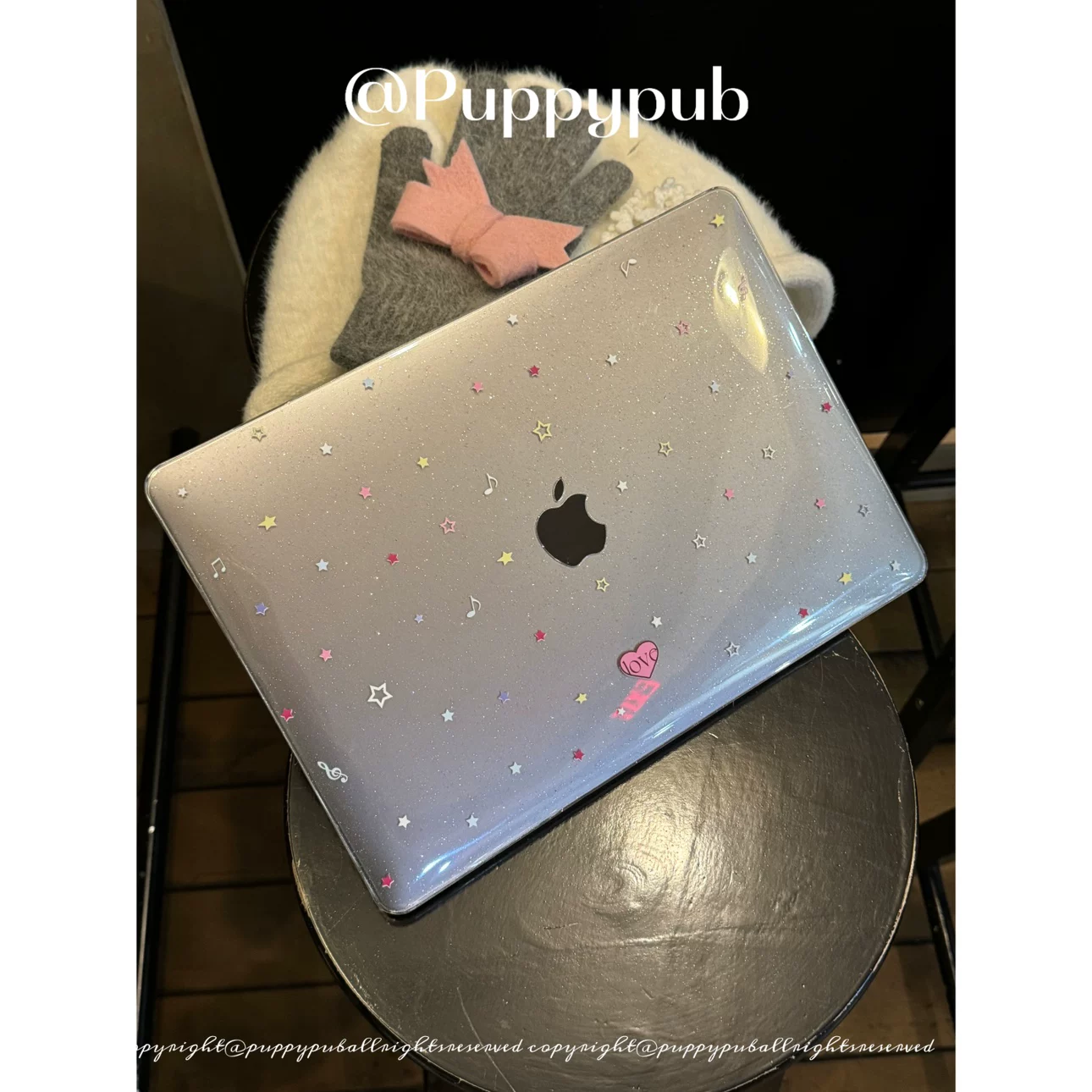 ПюппиПаб [Star Island] Звездчатый акриловый защитный чехол для MacBook Pro Air, тонкий, против ударов, ПК