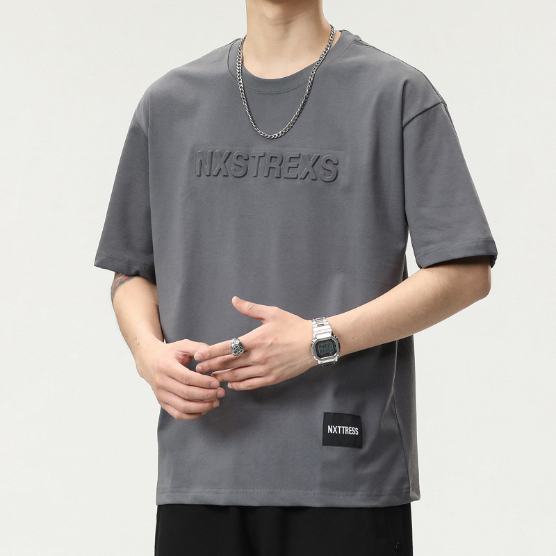 Short-Sleeved T-Shirt for Men, Summer American Retro Loose Half-Sleeve Top, 2026 New Style Undershirt, Men's T-Shirt