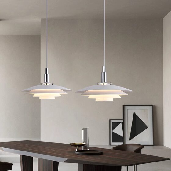 Spanish Danish Designer Minimalist Dining Room Pendant Light, Simple Modern Nordic Booth Bar Dining Room Lamp