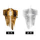 Italian Designer Living Room Chandelier Hotel Villa Creative Restaurant Bedroom Model Room Acrylic Art Lighting Fixtures