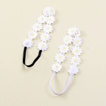 2pcs lot Little Daisy Flower Newborn Infant Headband Elastic