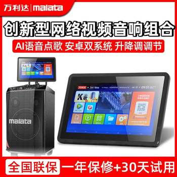 Malida karaoke machine all-in-one high-definition karaoke jukebox set professional ktv outdoor singing audio