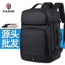 Cross-border backpack mens business backpack waterproof computer backpack 17-inch large capacity expandable travel bag gift